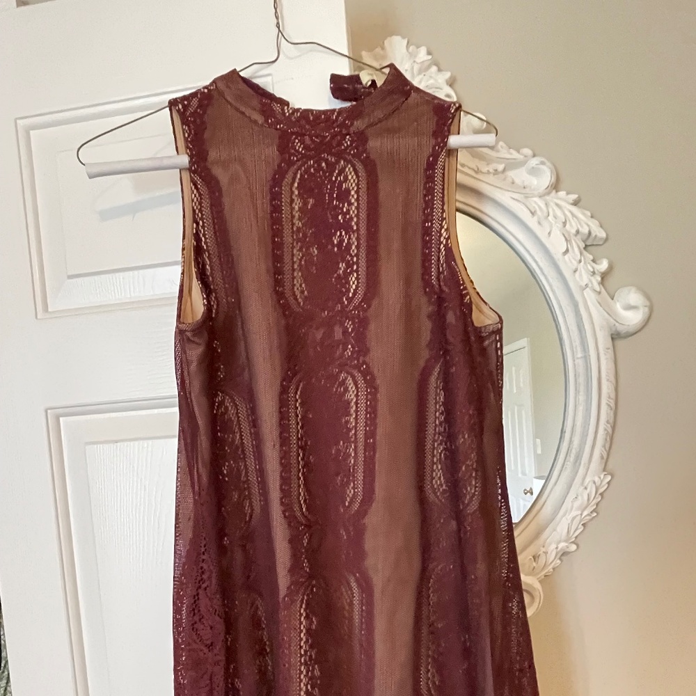Lace mini dress!